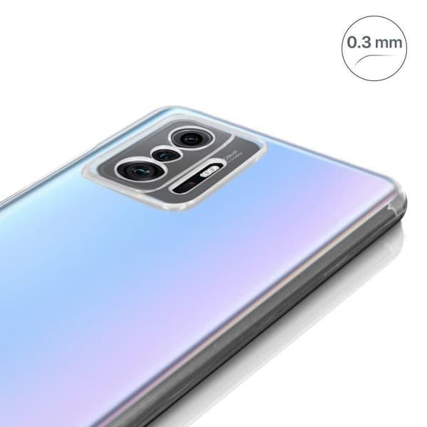Skyddsfodral - Xiaomi - Mi 11T och Mi 11T Pro - Mjuk silikon - Ultrafin - Transparent vit