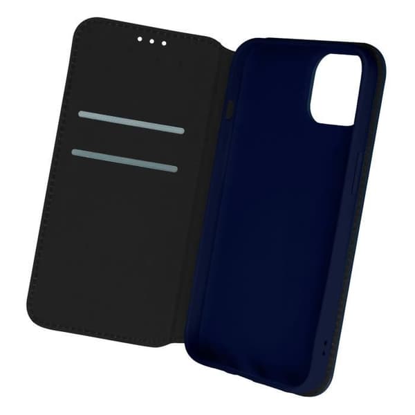 iPhone 13 Mini-fodral - Ospecificerat - Mörkblå - Magnetlock - Videostativ - Kortfack