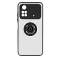 Miniatyrbild 1 av 4: Xiaomi Poco M4 Pro Bi-material Fodral Metal Ring Video Support Svart