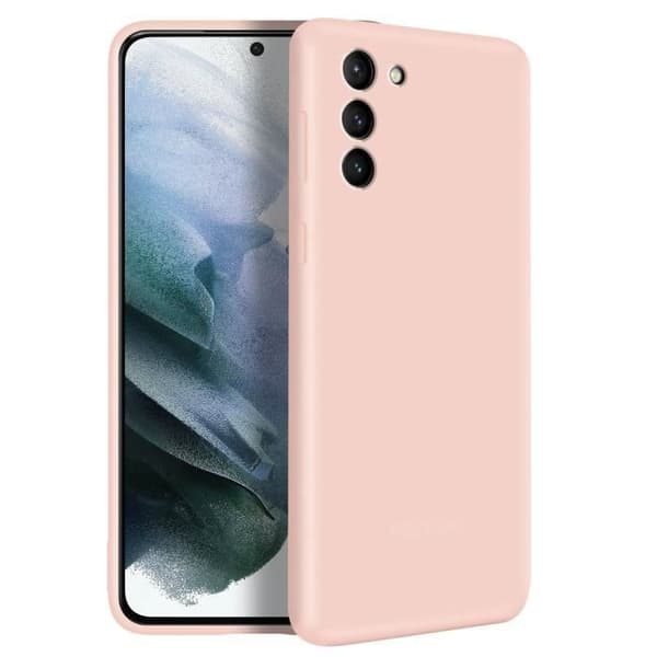 Skal Samsung Galaxy S21 Plus Soft Touch Silikon Skal Original rosa