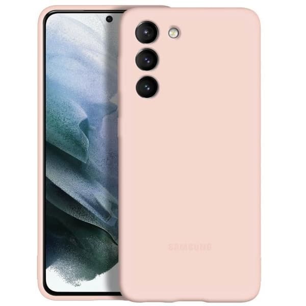 Skal Samsung Galaxy S21 Plus Soft Touch Silikon Skal Original rosa