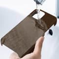 Miniatyrbild 4 av 4: Coque - AVIZAR - iPhone 12 / 12 Pro - Tygfinish - Rödbrun - Ultrarobust skydd