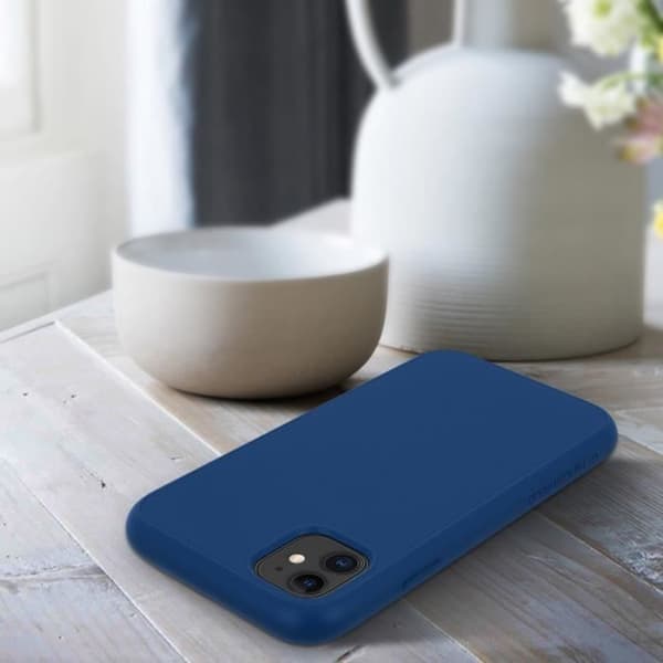 Apple iPhone 11 Fodral Flexibelt stötsäkert Soft Touch SolidSuit Rhinoshield Blå