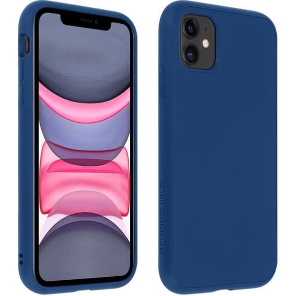 Apple iPhone 11 Fodral Flexibelt stötsäkert Soft Touch SolidSuit Rhinoshield Blå
