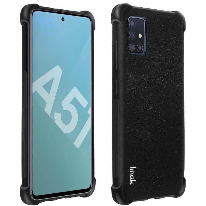 Fodral och film för Galaxy A51 Impact Protection Imak Black