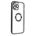 Miniatyrbild 2 av 4: Telefonfodral - MÄRKE - iPhone 12 Pro - Flexibelt - Transparent - Svart Kromatisk Kant