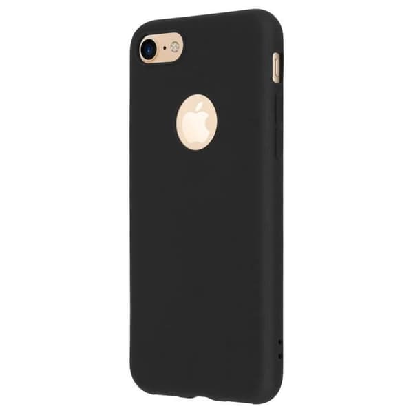 Coque - Forcell - iPhone 7, iPhone 8 - Silikongel - Mjuk - Svart