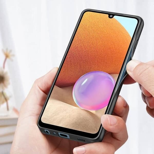 Skyddsfodral - DUX DUCIS - Samsung Galaxy A32 - Styv - Tyg - Elegant
