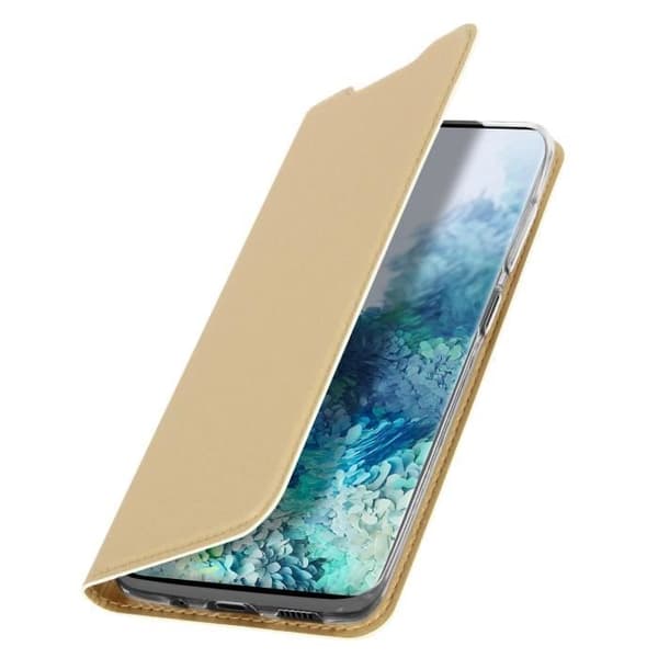 Etui för Samsung Galaxy S20 Plus - DUX DUCIS - Eco-läder Satin - Videostöd - Magnetisk - Kortfack