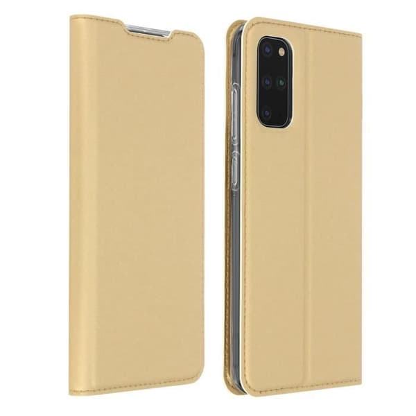 Etui för Samsung Galaxy S20 Plus - DUX DUCIS - Eco-läder Satin - Videostöd - Magnetisk - Kortfack