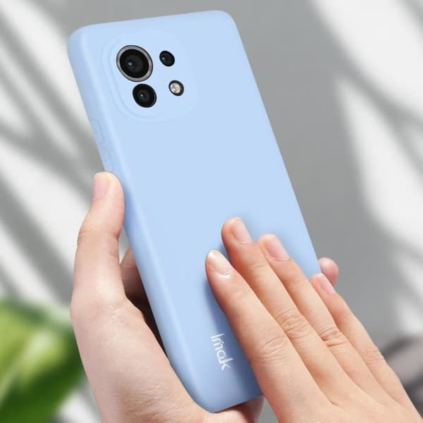 Xiaomi Mi 11 Imak Thin Lättviktsresistent flexibel silikongelfodral - lila lila