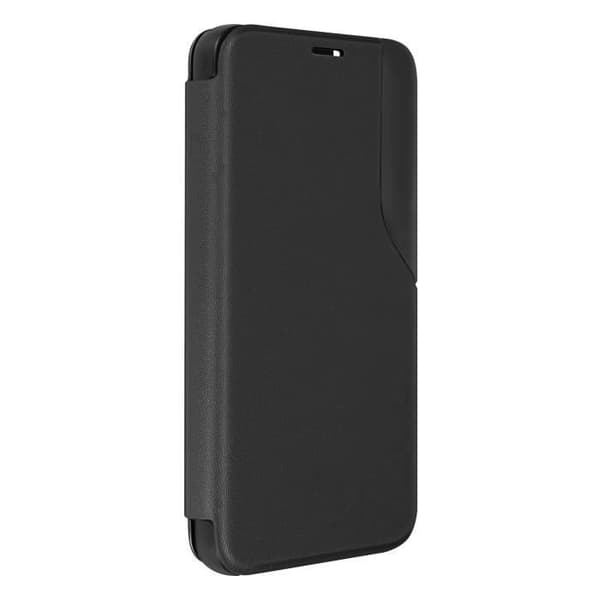 Etui - AVIZAR - Samsung Galaxy S22 - Fönster för tidsvisning - Videostöd - Svart