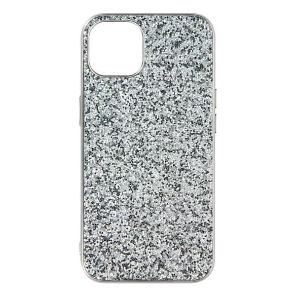 iPhone 13 Mini-fodral - AVIZERA - Design med paljetter - Hård - Silvergrå - Halkfri