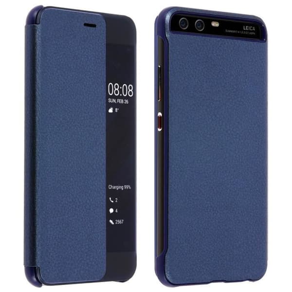 Huskydd Huawei P10 - AVIZAR - Smart View - Mörkblå - Hård skal - Rabatt