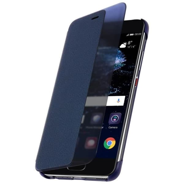 Huskydd Huawei P10 - AVIZAR - Smart View - Mörkblå - Hård skal - Rabatt