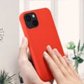 Miniatyrbild 4 av 4: Skyddsskal - AVIZAR - iPhone 13 Mini - Semi-styv silikon - Soft-touch finish - Korall