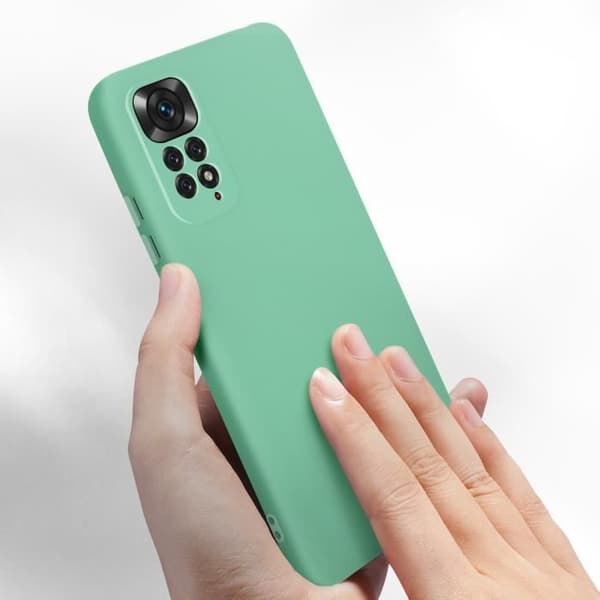 Skyddsskal - Xiaomi - Redmi Note 11/11s - Semi-rigid silikon - Turkos - Soft-touch