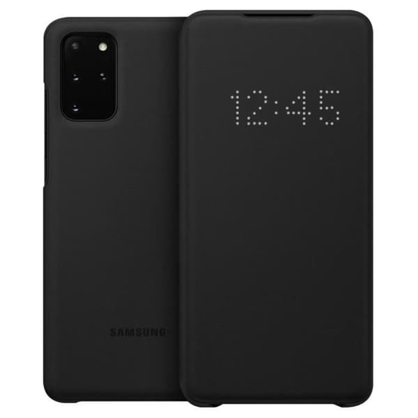 Etui - Samsung - Galaxy S20 Plus - Genomskinlig Flip - Heltäckande Skydd - Kompatibel med Trådlös Laddning