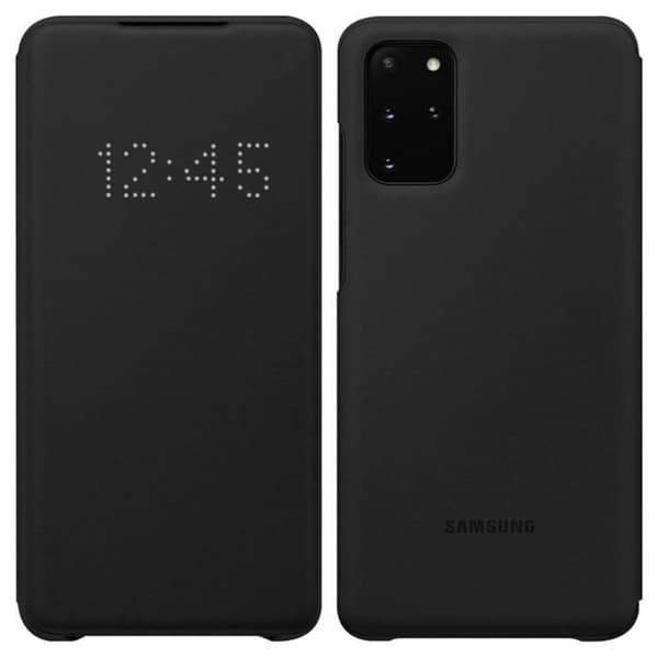 Etui - Samsung - Galaxy S20 Plus - Genomskinlig Flip - Heltäckande Skydd - Kompatibel med Trådlös Laddning