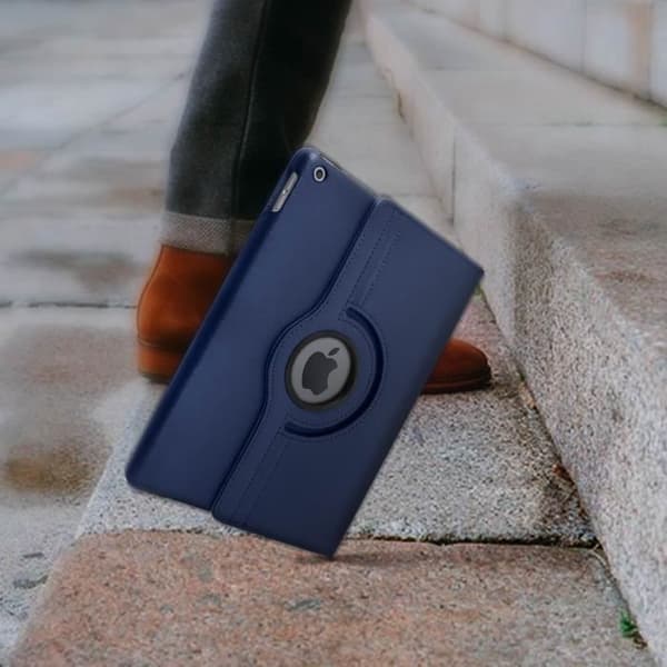 iPad-fodral 2019 10.2 - AVIZAR - Heltäckande skydd - Rotera 360° - Mörkblå - Unisex