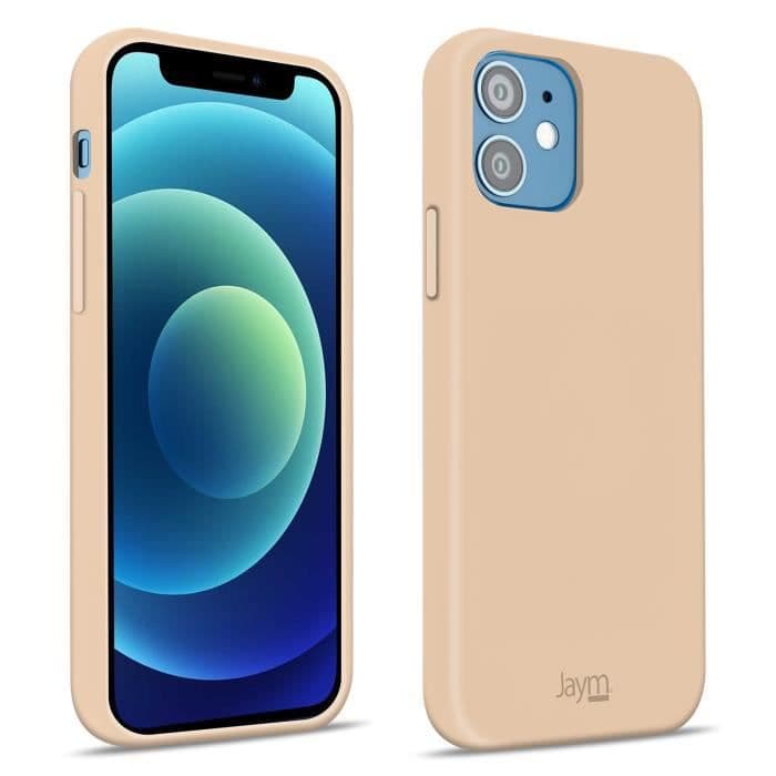 Fodral Apple iPhone 12 Mini Silikon Soft Touch Soft Feeling Jaym rosa champagnerosa