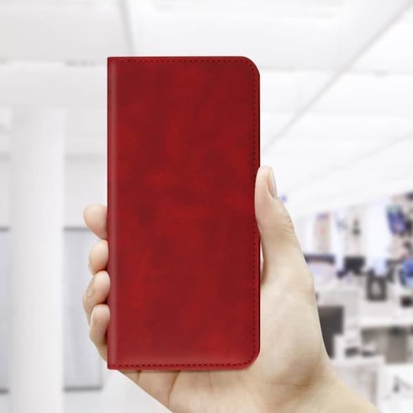 Fodral Plånbok Stöd för Video Röd - AVIZAR - Google Pixel 6 - Kunstläder - Magnetkläpp