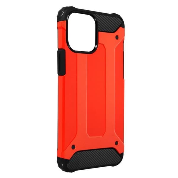 iPhone 13 Pro Max - Defender II - Stöttålig - Röd - Hybrid - Optimalt skydd