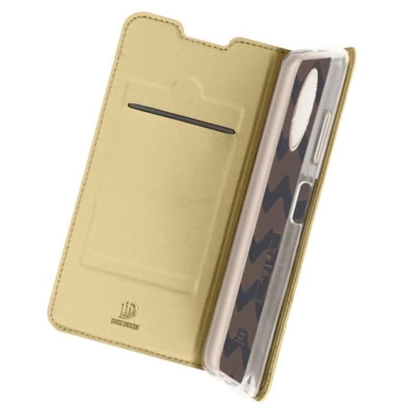 Cover Xiaomi Redmi Note 9T 5G Korthållare Funktion Stöd Dux Ducis Gyllene Gul