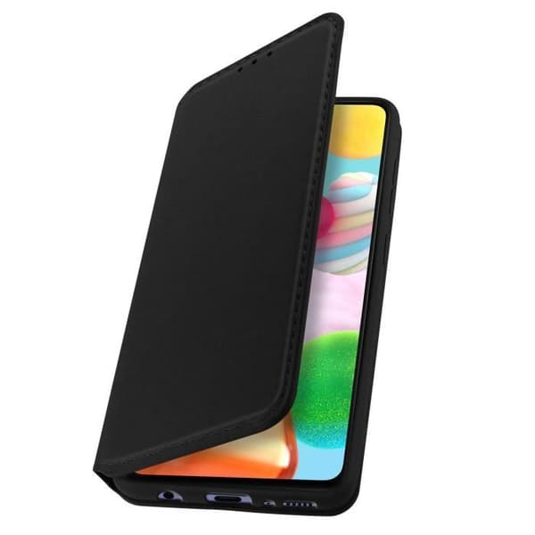 Hoes - Samsung - Galaxy A41 - Ekologiskt läder - Magnetlås - Stödfunktion