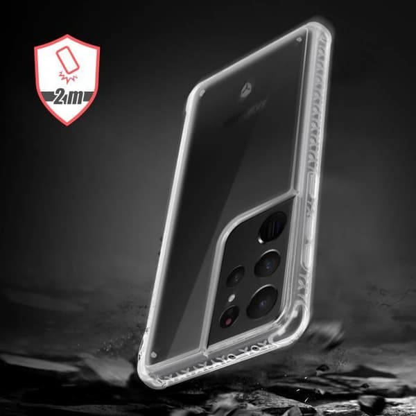 Coque Galaxy S21 Ultra - Force Case - Transparent - System Tryax - Teknologi Air Cushion - Hård