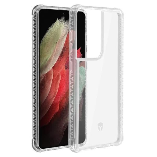 Coque Galaxy S21 Ultra - Force Case - Transparent - System Tryax - Teknologi Air Cushion - Hård