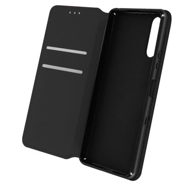Foliofodral AVIZAR för Sony Xperia 10 III - Svart - Videostödfunktion - Heltäckande skydd