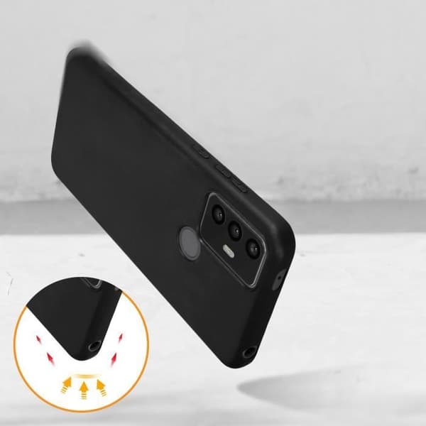 Coque - AVIZAR - TCL 30 SE och 306 - Mjuk - Svart - Ultra-tunn och slitstark