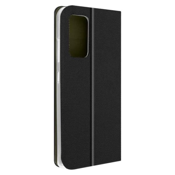 Hölster för Samsung A52 - Samsung - Soft-touch tyg - Videostöd - Kortfack - Svart