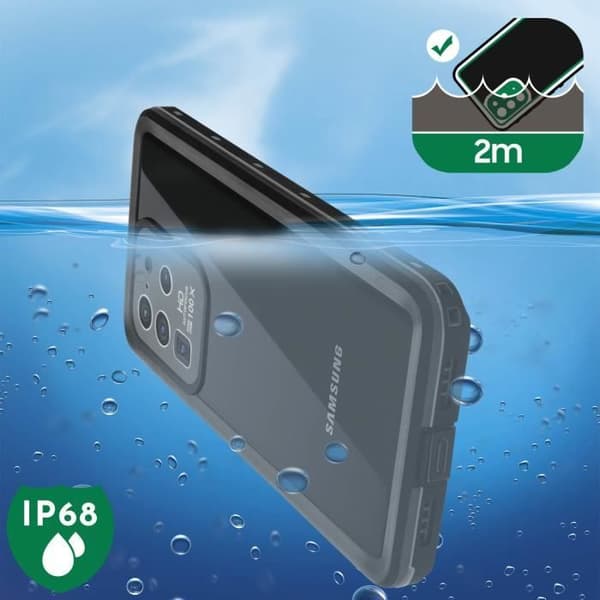 Coque - REDPEPPER - Samsung Galaxy S20 Ultra - Vattentålig - Stötsäker - Inbyggd skärmskydd