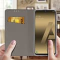 Miniatyrbild 3 av 4: Plånboksetui - AVIZAR - Galaxy A20e - Svart - Videostöd - Kortfack