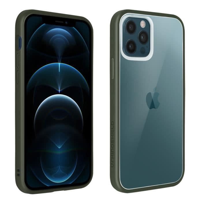 iPhone 12 Pro Max 2in1 Bumper Back Cover Mod NX Rhinoshield Green Khaki Green