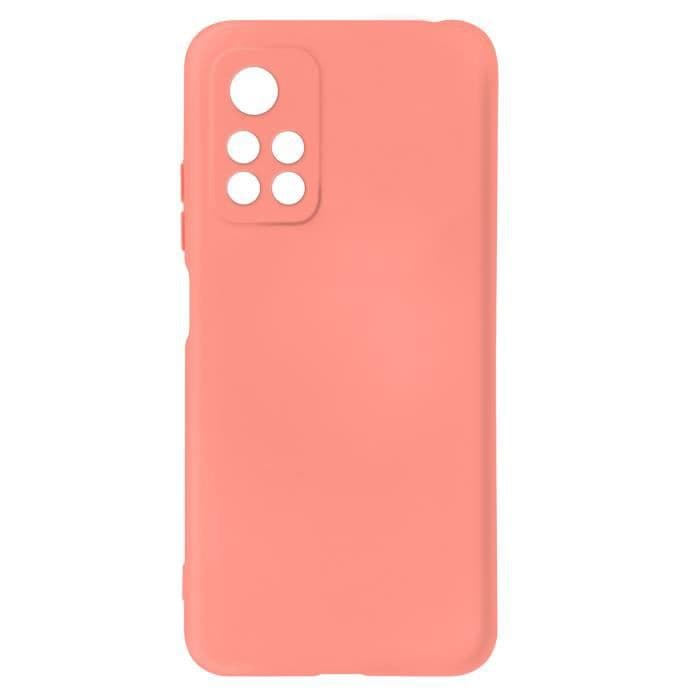 Xiaomi Poco M4 Pro 5G och Redmi Note 11S 5G fodral Halvstyvt Soft-touch rosa