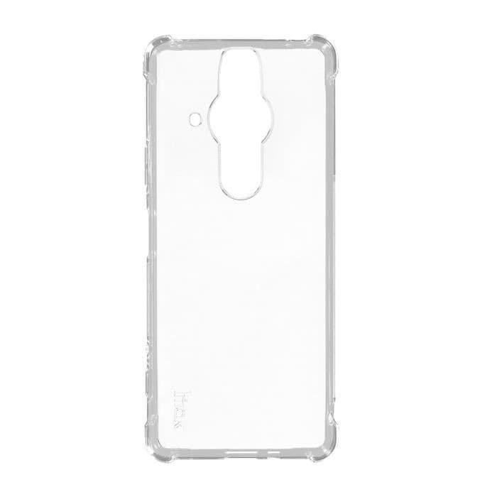 Pack Sony Xperia Pro-I Fodral Bumper Flexibel Film Transparent iMak Transparent Vit