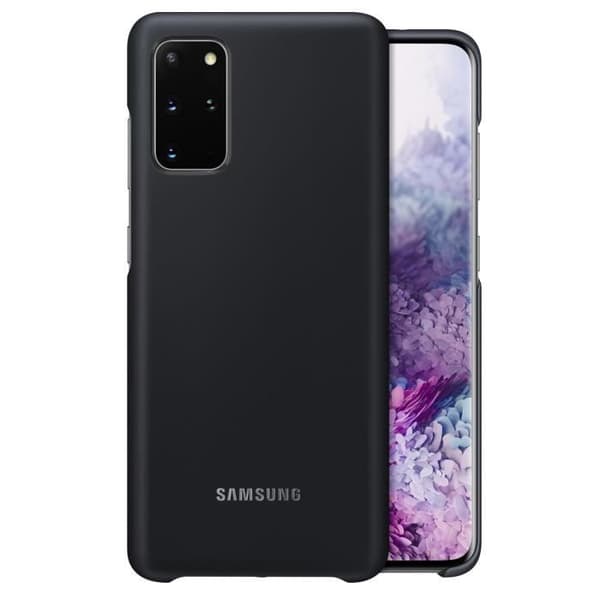 Galaxy S20 Plus Hårt Skal Smart LED QI-kompatibelt Original Svart