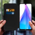 Miniatyrbild 4 av 4: Housse - X-DORIA - Xiaomi Redmi Note 8T / 8 - Ekologiskt läder - Videostöd - Magnetisk