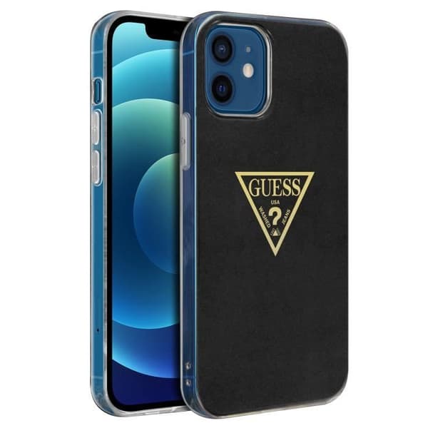 Coque iPhone 12 Mini - Guess - Metallic Series - Metallisk Effekt - Stötsäker - Trendig Design