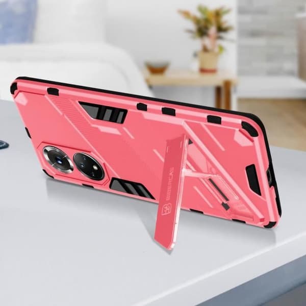 Coque - AVIZAR - Huawei Nova 9 och Honor 50 - Rosa - Stötsäker - Stödben