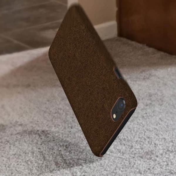 Coque - Apple - iPhone SE 2020 / 8 / 7 - Hård - Tygfinish - Spårfri Tvättbar