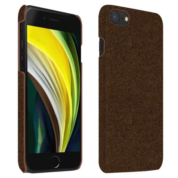 Coque - Apple - iPhone SE 2020 / 8 / 7 - Hård - Tygfinish - Spårfri Tvättbar