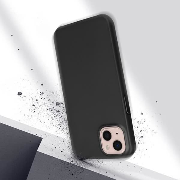 Skyddande skal - Svart - iPhone 13 Mini - 360° skydd - Tunn och lätt design - Soft-touch