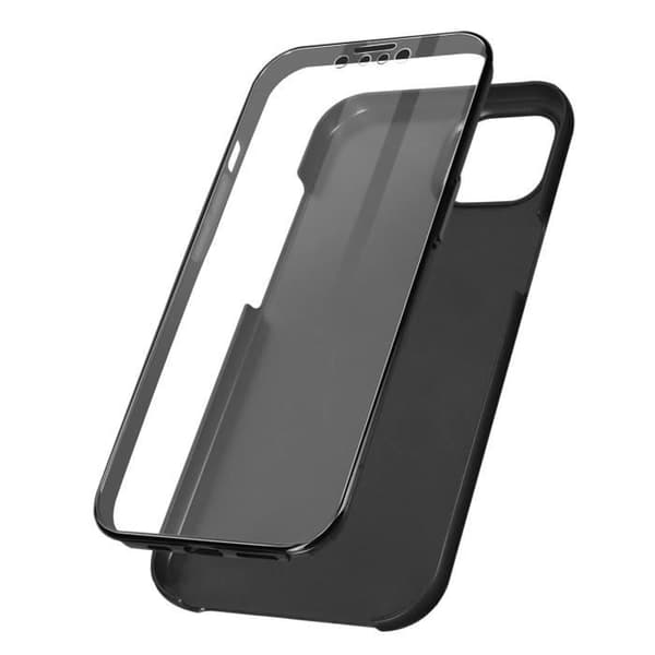 Skyddande skal - Svart - iPhone 13 Mini - 360° skydd - Tunn och lätt design - Soft-touch