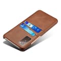 Miniatyrbillede 4 af 4: SKALO Samsung S20 FE PU-læder Kortholder Cover - Brun