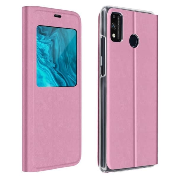 Foliofodral - Honor - 9X Lite - Ultra-tunn - Visningsfönster - Rosa