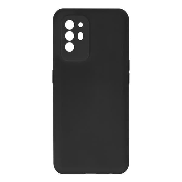 Skyddsfodral - Oppo - A94 5G - Halvstyvt silikon - Soft Touch - Svart